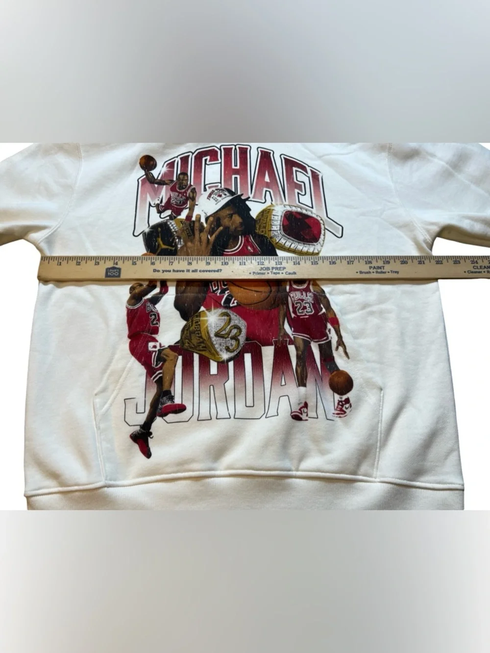 Nike Air Jordan Michael Jordan Graphic‎ Hoodie Cream Mens Medium HJ4396-133 NWT